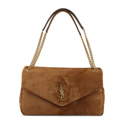 Saint Laurent Shoulder Bags Brown