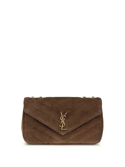 Saint Laurent Shoulder Bags In Brown