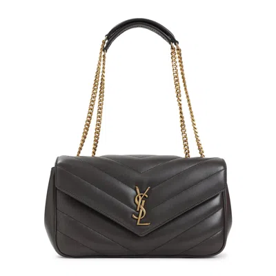 Saint Laurent Shoulder Bags Brown In Black