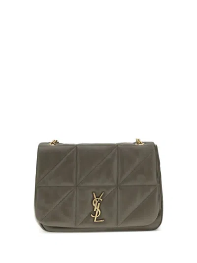 Saint Laurent Shoulder Bags In Green