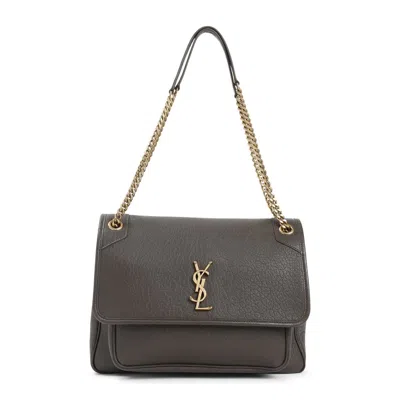 Saint Laurent Shoulder Bags In Green