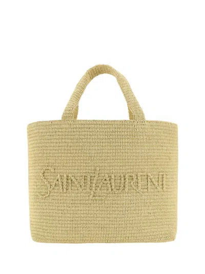 Saint Laurent Shoulder Bags In Naturale