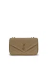 Saint Laurent Loulou Medium Leather Bag In Sand
