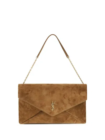 Saint Laurent Shoulder Bags In Brown