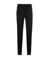 Saint Laurent Side-stripe Tailored Trousers In Black