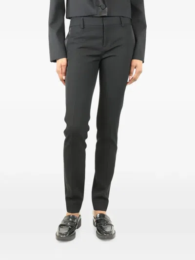 Pre-owned Saint Laurent Side-stripe Tailored Trousers In Black