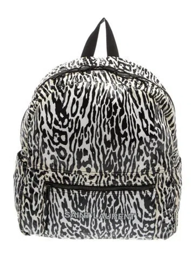 Pre-owned Saint Laurent Signature Backpack In Multi