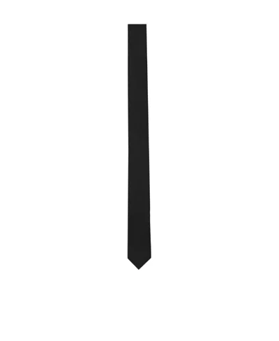 Saint Laurent Reps 5 Slim Tie In Black