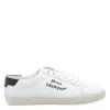 Saint Laurent Signature Sneakers In White