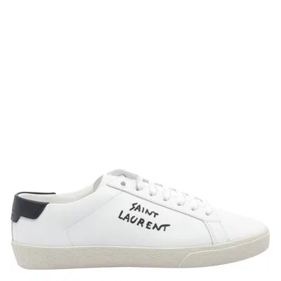 Saint Laurent Signature Sneakers In White