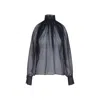 Saint Laurent Blouse Blue In Black