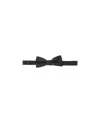 Saint Laurent Silk Bow Tie In Black