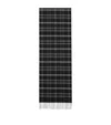 Saint Laurent Silk-cashmere Tartan Scarf In Multi