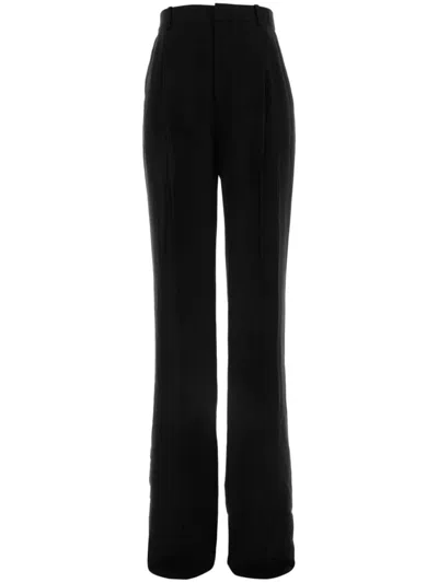 SAINT LAURENT SILK CREPE TROUSERS