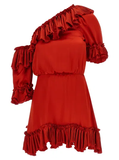 Saint Laurent Dress Woman In Red