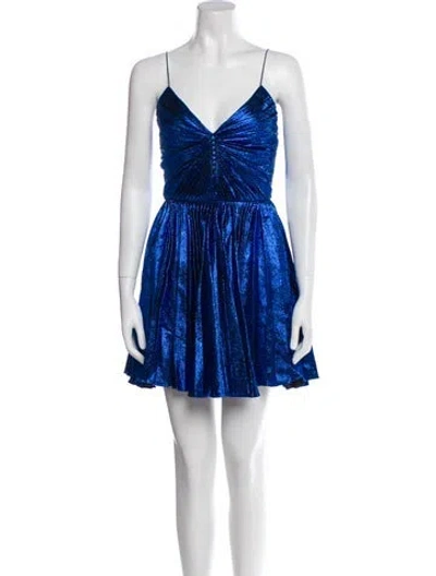 Pre-owned Saint Laurent Silk Mini Dress