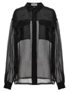 Saint Laurent Silk Crepe Muslin Shirt