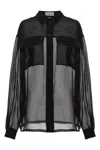 Saint Laurent Silk Crepe Muslin Shirt
