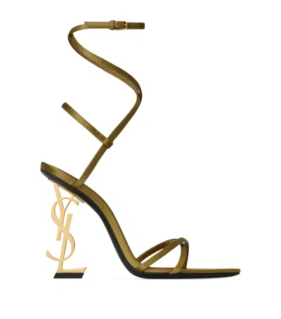 SAINT LAURENT SILK OPYUM SANDALS 110