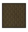 Saint Laurent Silk Paisley Scarf In Green