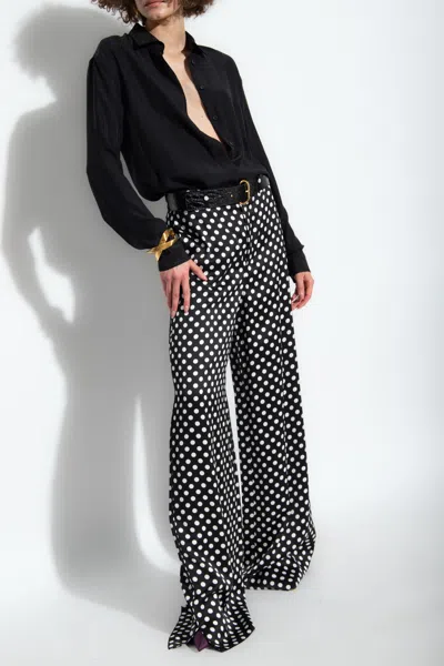 SAINT LAURENT SAINT LAURENT SILK PINSTRIPE SHIRT