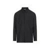 Saint Laurent Camicia A Pois In Black