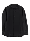Saint Laurent Silk Shirt In Black