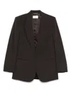Saint Laurent Silk Single-breasted Blazer