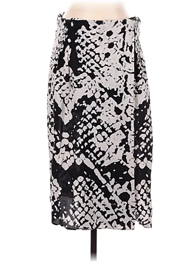 Pre-owned Saint Laurent Silk Skirt In Black