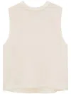 Saint Laurent Silk Top Clothing In Neutral