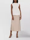 Saint Laurent Silk Top With Keyhole Back Detail