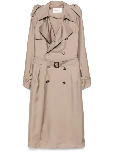 SAINT LAURENT SILK TRENCH COAT
