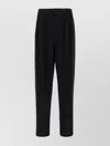 Saint Laurent Button Detailed Straight Leg Trousers