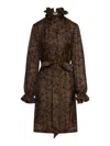 Saint Laurent Silk Twill Dress With Paisley Pattern