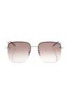 Saint Laurent Silver Metal Sl 312 Sunglasses In Multi