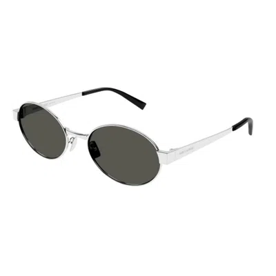 SAINT LAURENT SAINT LAURENT SILVER METAL  SUNGLASSES