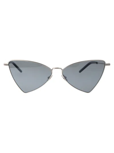 Saint Laurent Silver Metal  Sunglasses