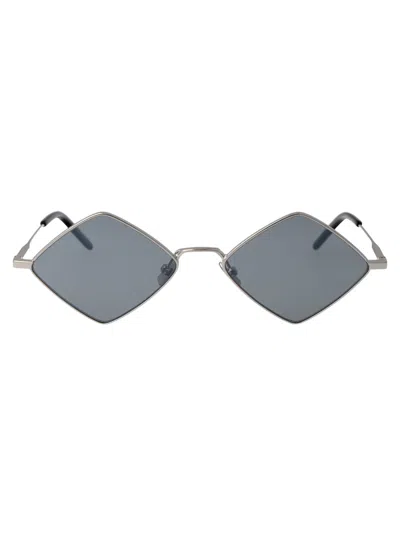 Saint Laurent Silver Metal  Sunglasses