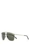 Saint Laurent Occhiali Da Sole Sl 820 In Metallo Argento  Donna In Green