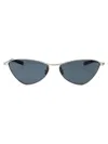 Saint Laurent Sl 830 Linea Sl Logo 003 Silver Blue Sunglasses In Blue