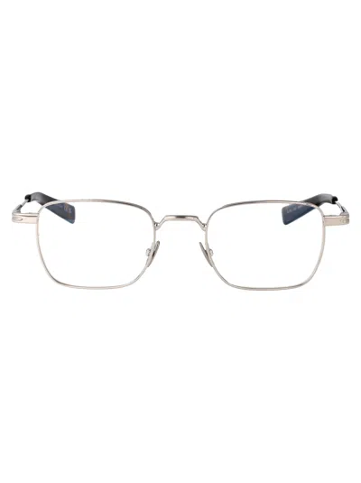 Saint Laurent Silver-silver-transparent Metal Glasses