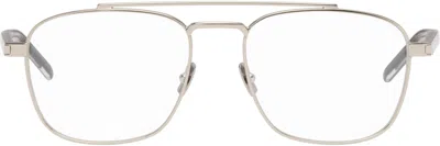 Saint Laurent Silver Sl 665 Glasses In Pattern