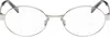 Saint Laurent Silver Sl 692 Glasses In Silver-silver-transp