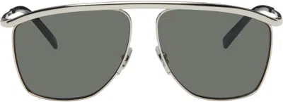 SAINT LAURENT SILVER SL 820 VICTOIRE SUNGLASSES