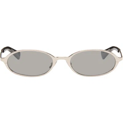Saint Laurent Sl935 Oval-frame Sunglasses In Multi