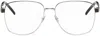 Saint Laurent Silver Sl M134 Glasses In 002 Silver