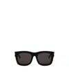 Saint Laurent New Wave Square Acetate Sunglasses In Brown