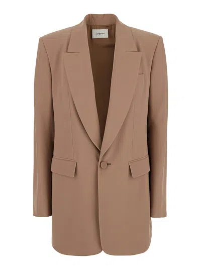 SAINT LAURENT SINGLE-BREASTED BLAZER