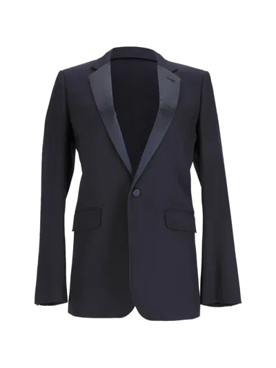 Pre-owned Saint Laurent Single-breasted Blazer In Blue