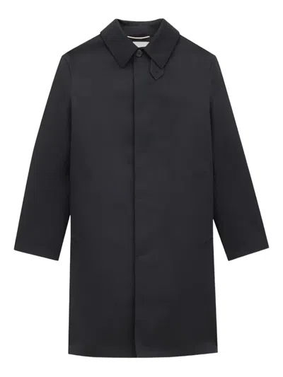SAINT LAURENT SINGLE-BREASTED COLLARED COAT